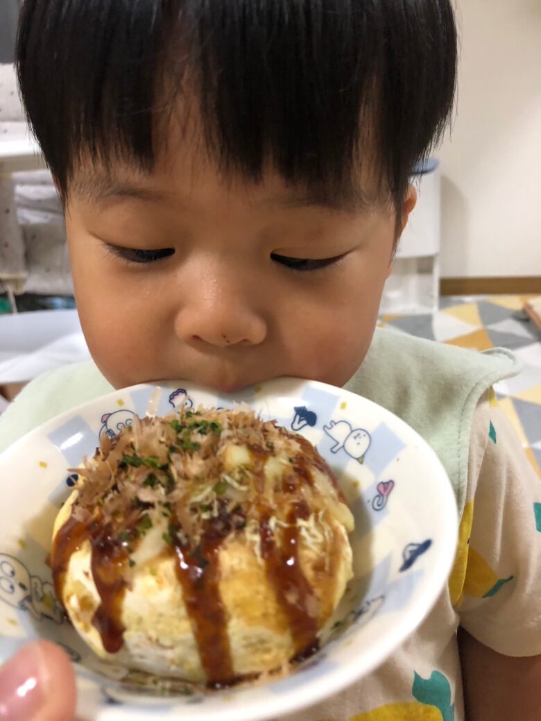 絵本と季節の米粉パンコースたこ焼きパン米粉パン