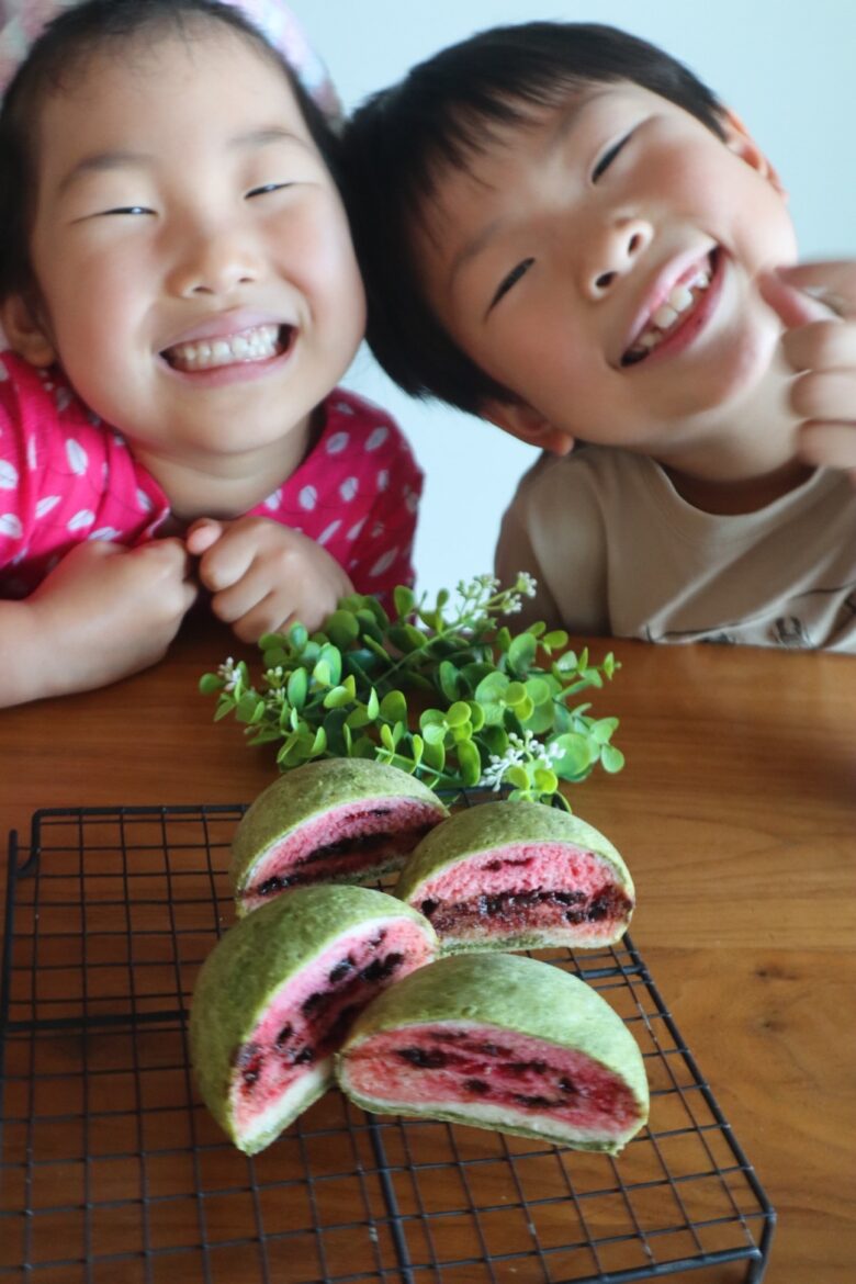 すいかパン米粉パン